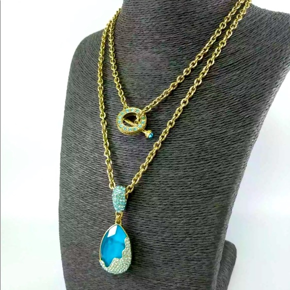 Heidi Daus Jewelry - Heidi Daus 🆕 Gentle Rain crystal accented enhancer toggle necklace